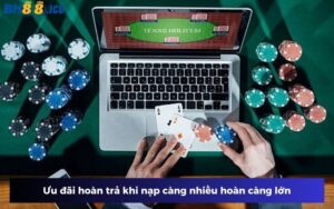 Ưu đãi hoàn trả khi nạp càng nhiều hoàn càng lớn